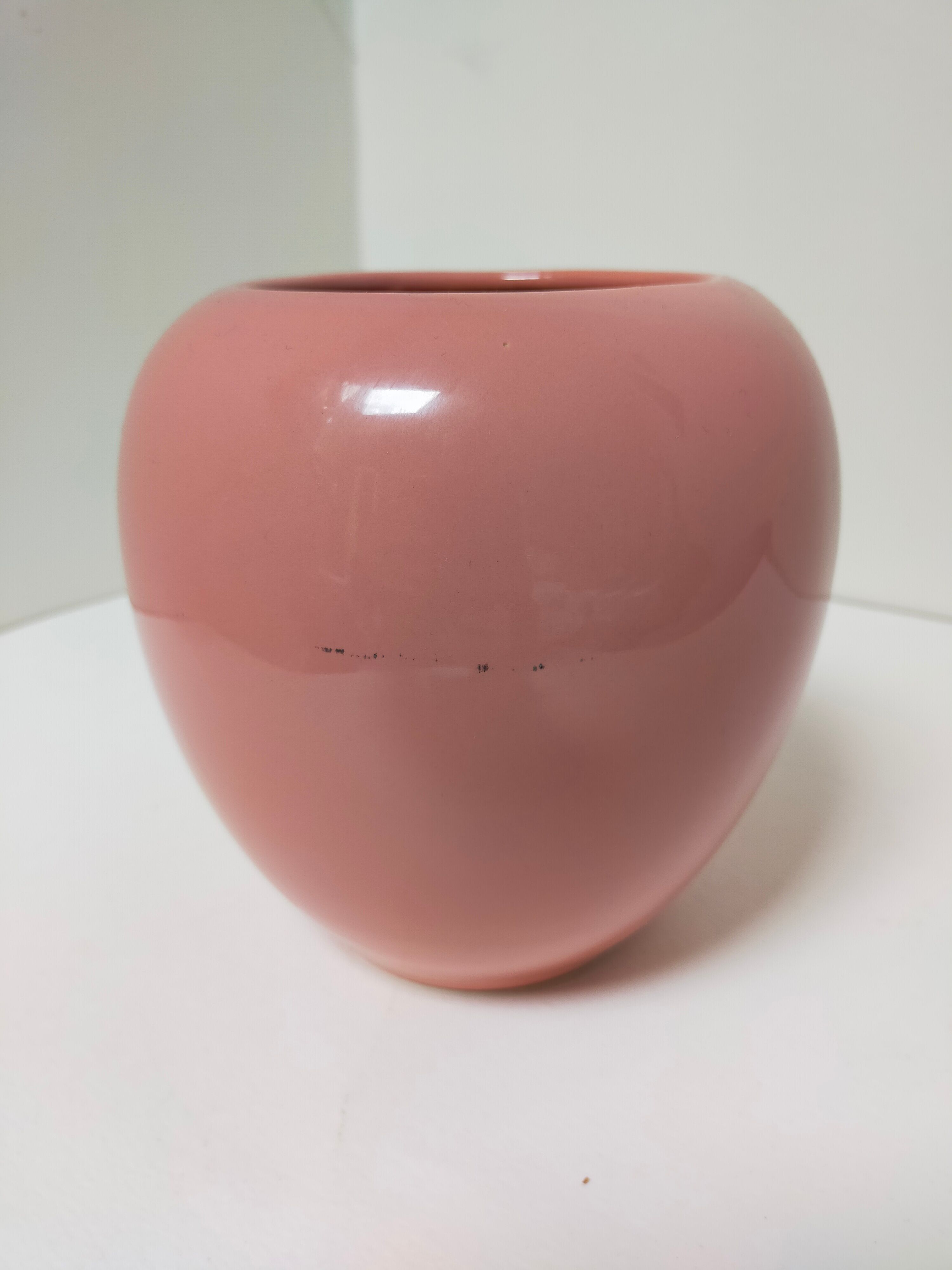 Pink ceramic vase