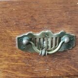 Vintage wardrobe with ice linen and wardrobe