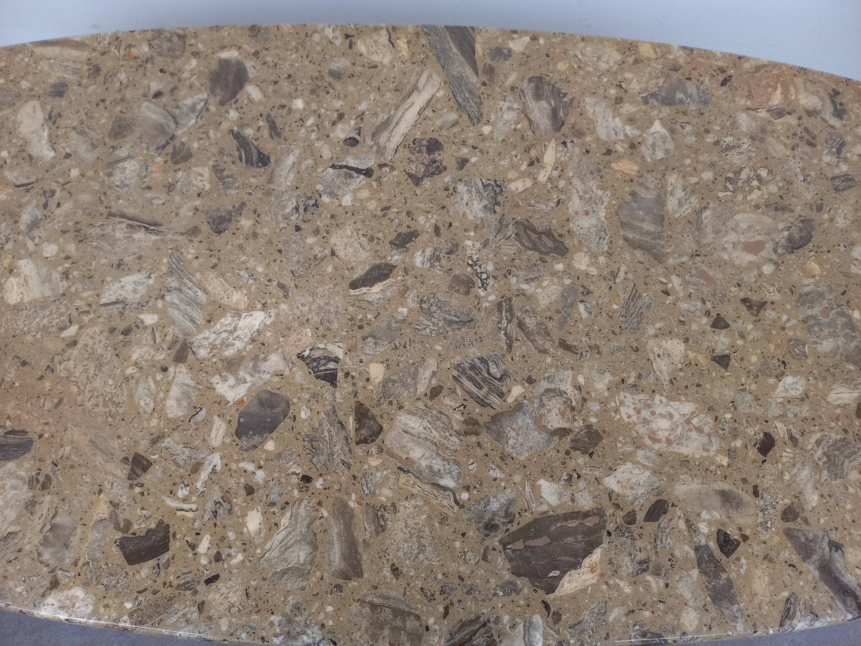 Vintage coffee table in reconstituted stone
