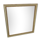 Miroir beige et doré 62x67cm