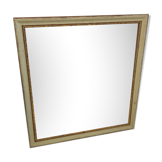 Beige and gold mirror 62x67cm