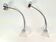 Postmodern Flexible Gooseneck Wall Light from Alva-Line, Italy, 1970s, Set of 2