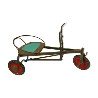 Vintage metal bambino rowing tricycle