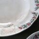 Soup plates x4, Onnaing, Guirlande model, 19th century