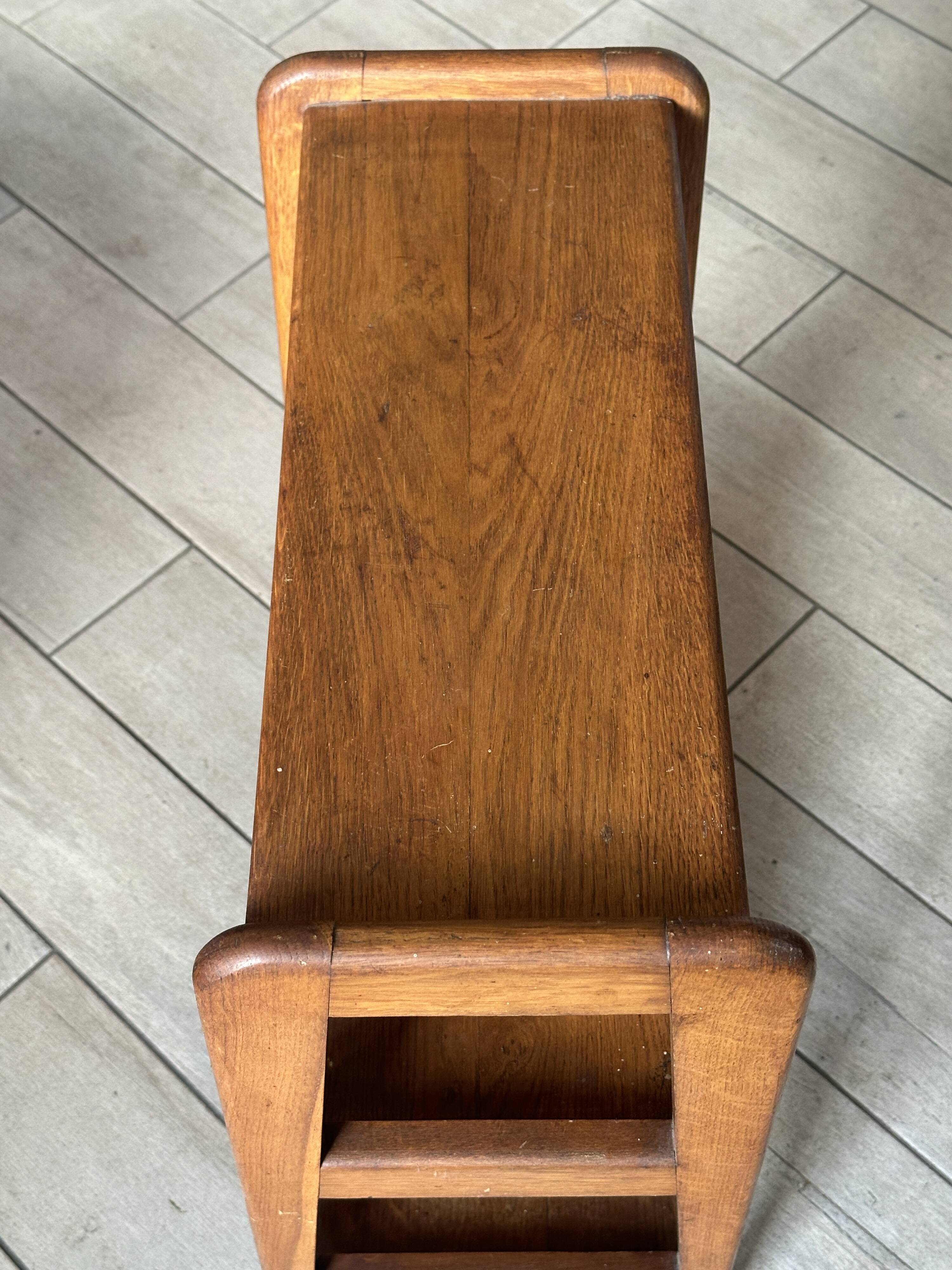 Oak shelf design vintage reconstruction 60s