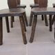 Lot 6 mountain known as savoy saddle vintage chairs