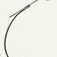 Vintage arc floor lamp with a chrome metal balance, 1970.
