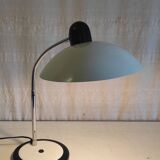 Beige and chrome articulated table lamp - 70s/80s