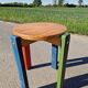 Set of 3 stackable pine stools