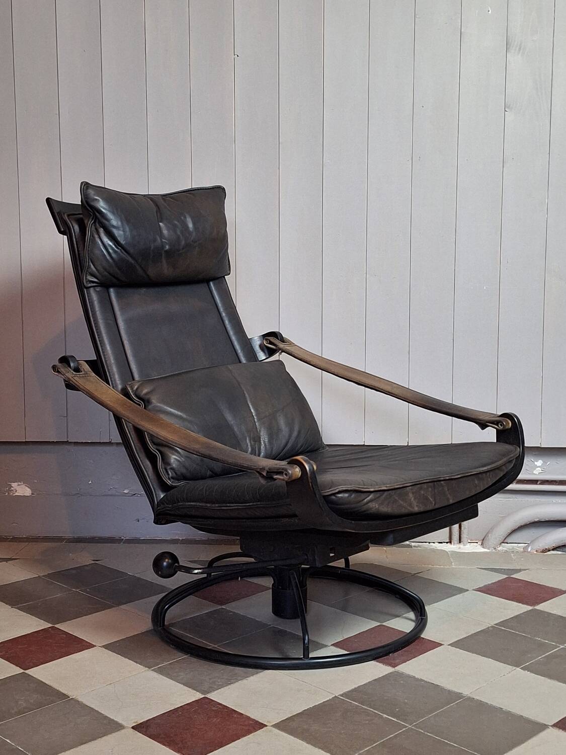 Ake Frybitter leather armchair