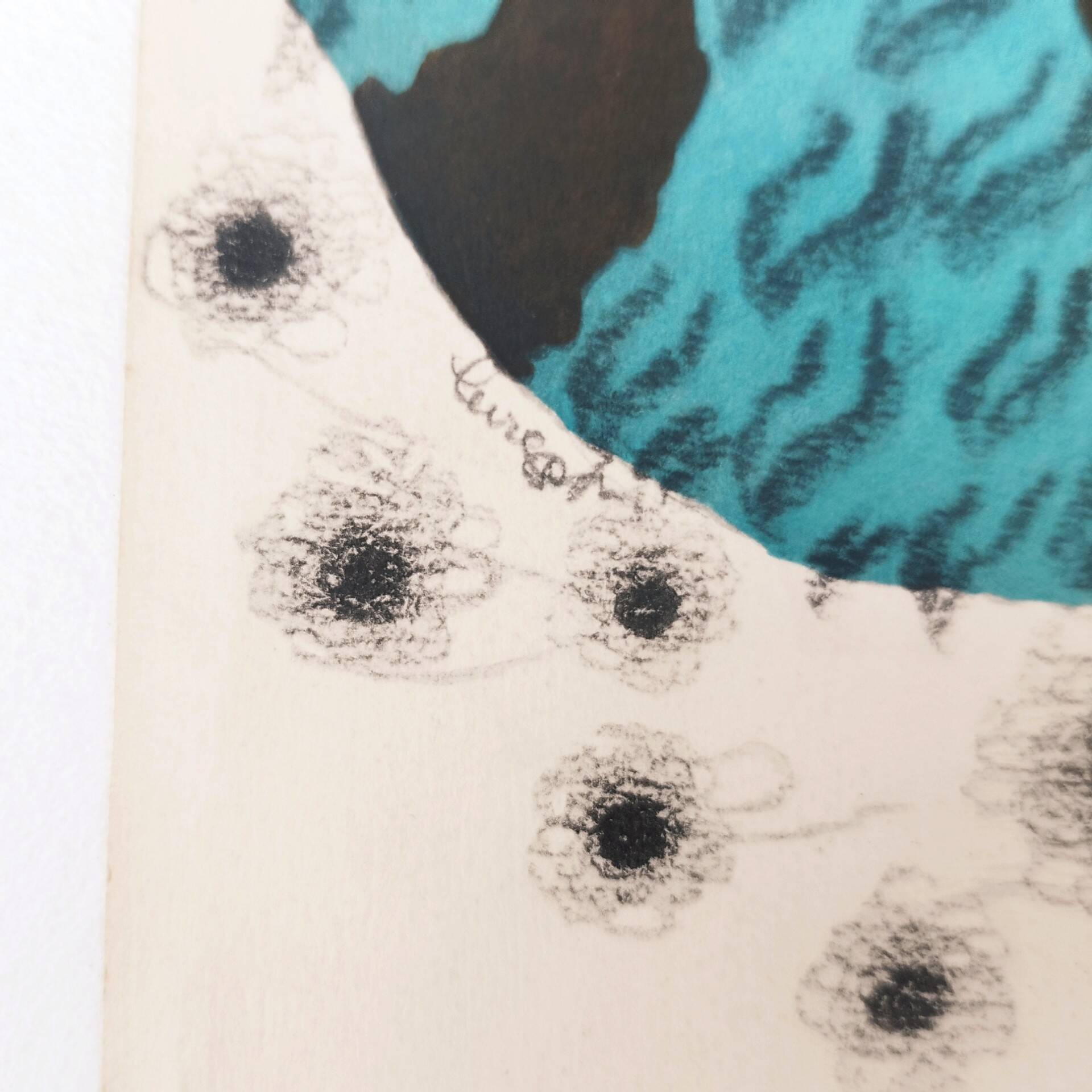 Lithograph Jean Lurçat collection vintage animality