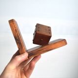 Serre-livres en bois
