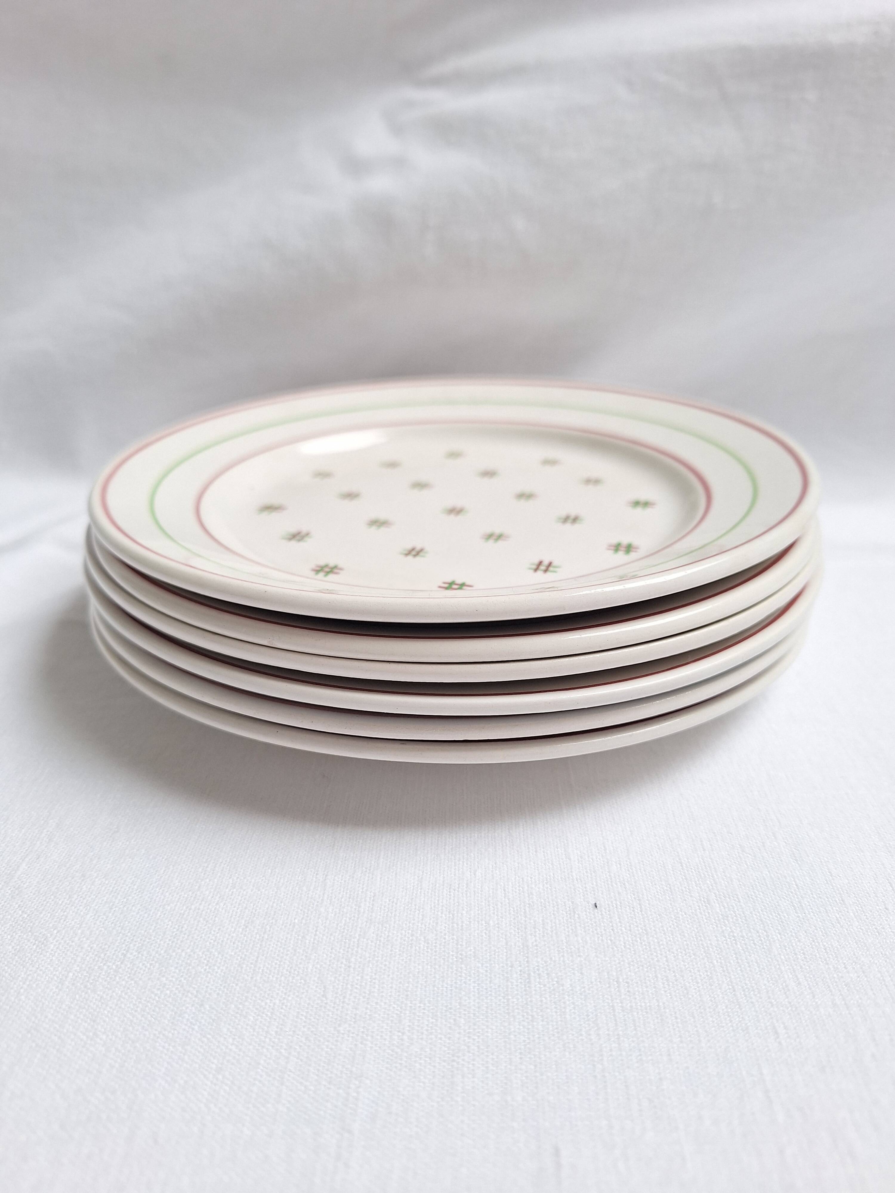 Assiettes à dessert Luneville KG Flan Impérial