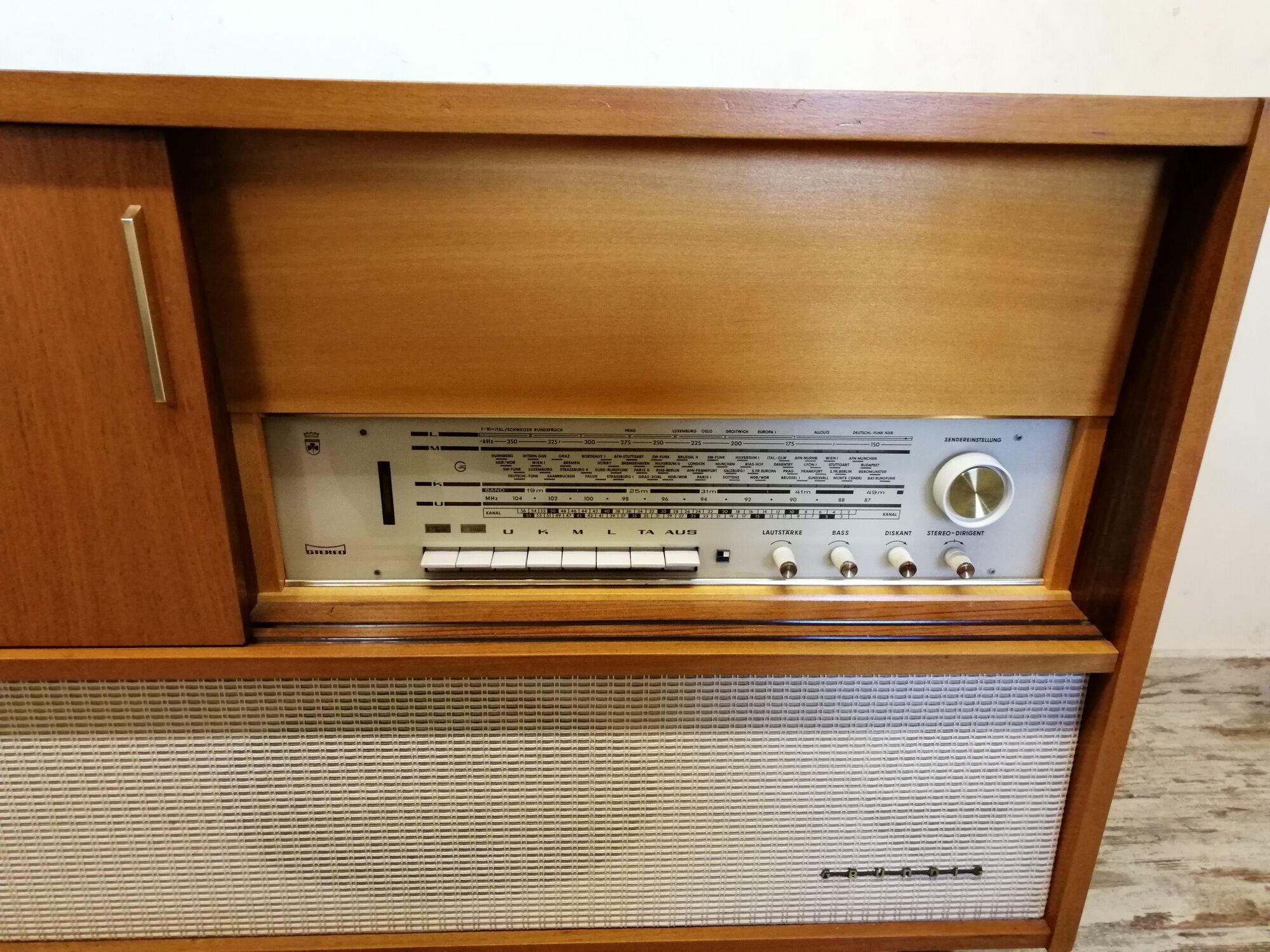 Scandinavian vintage radio furniture