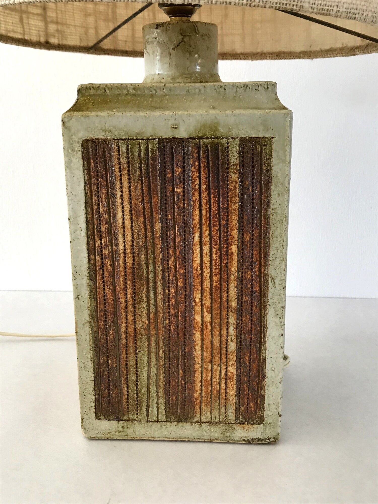 Ceramic lamp by Roger Capron