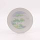 Set of 7 porcelain plates Lourioux Deshoulières - dessert, plates and deep bowls.