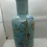 Vase en opaline peint