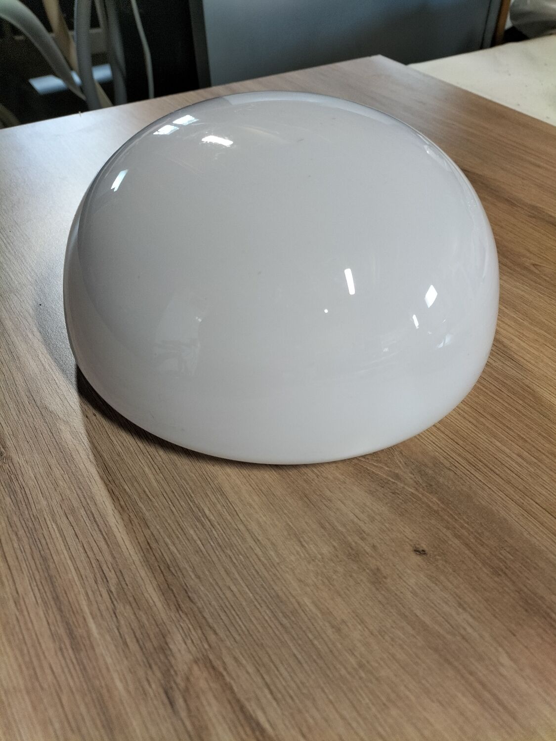 Glass globe ceiling lamp