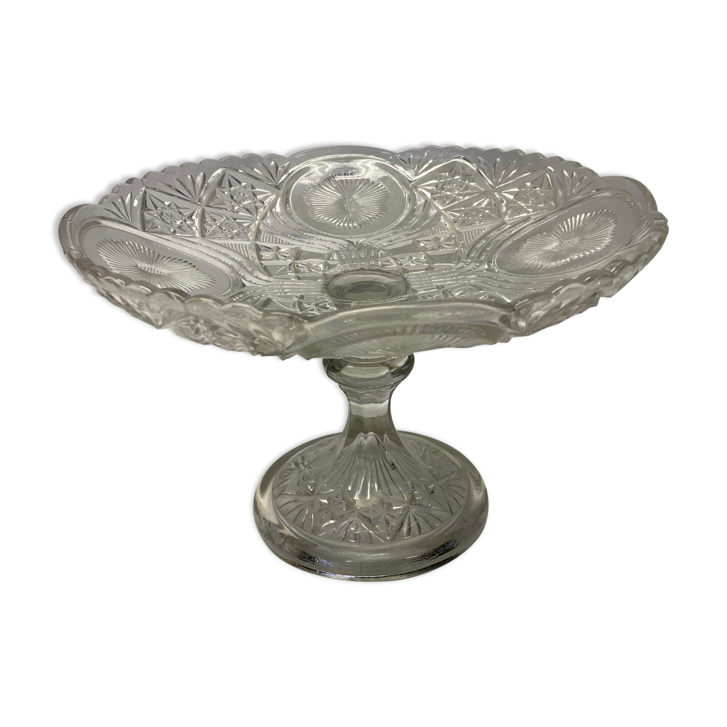 Glass serving dish