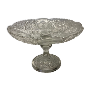 Plat de service en verre