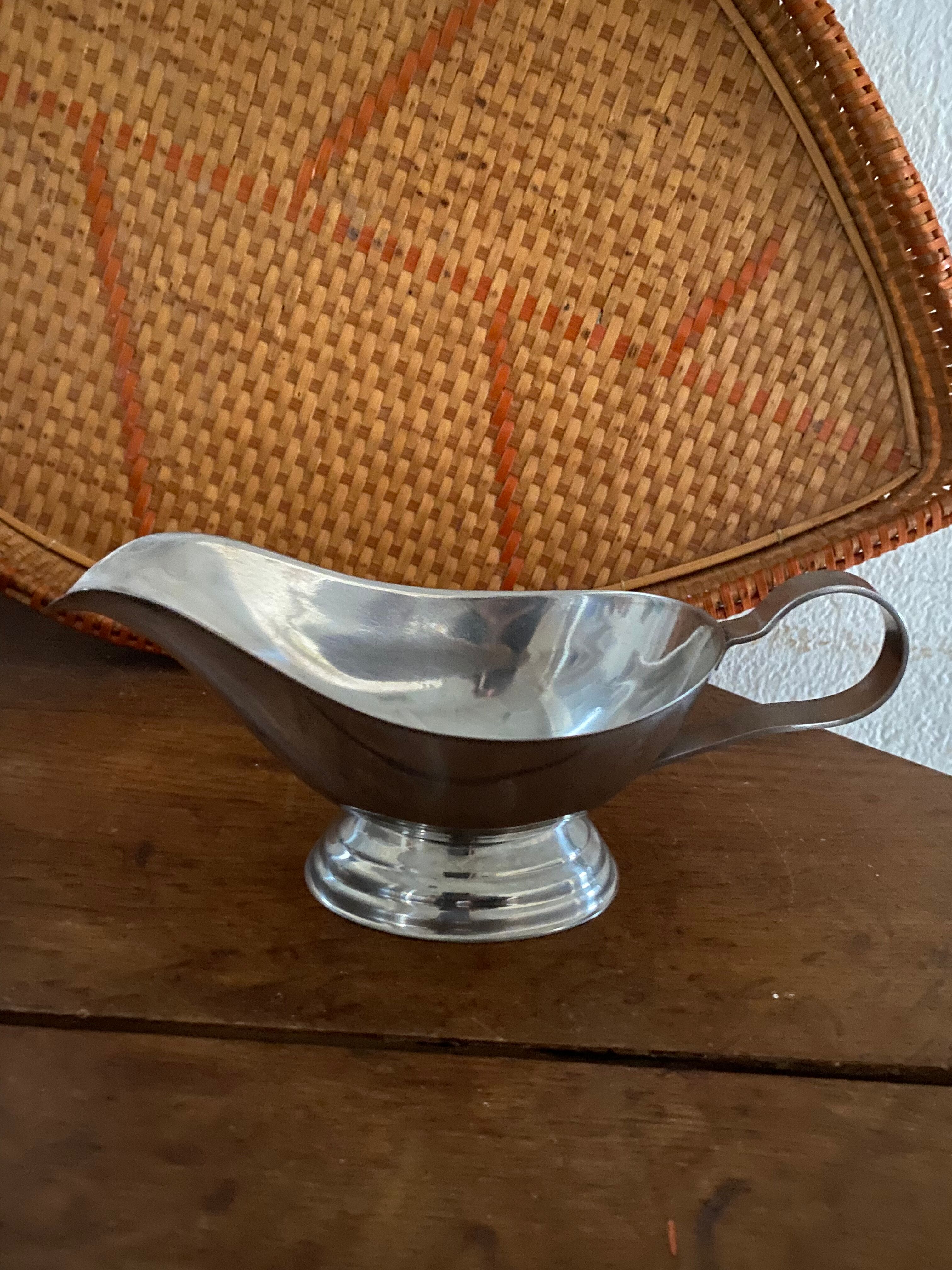 Vintage stainless steel saucemaker.