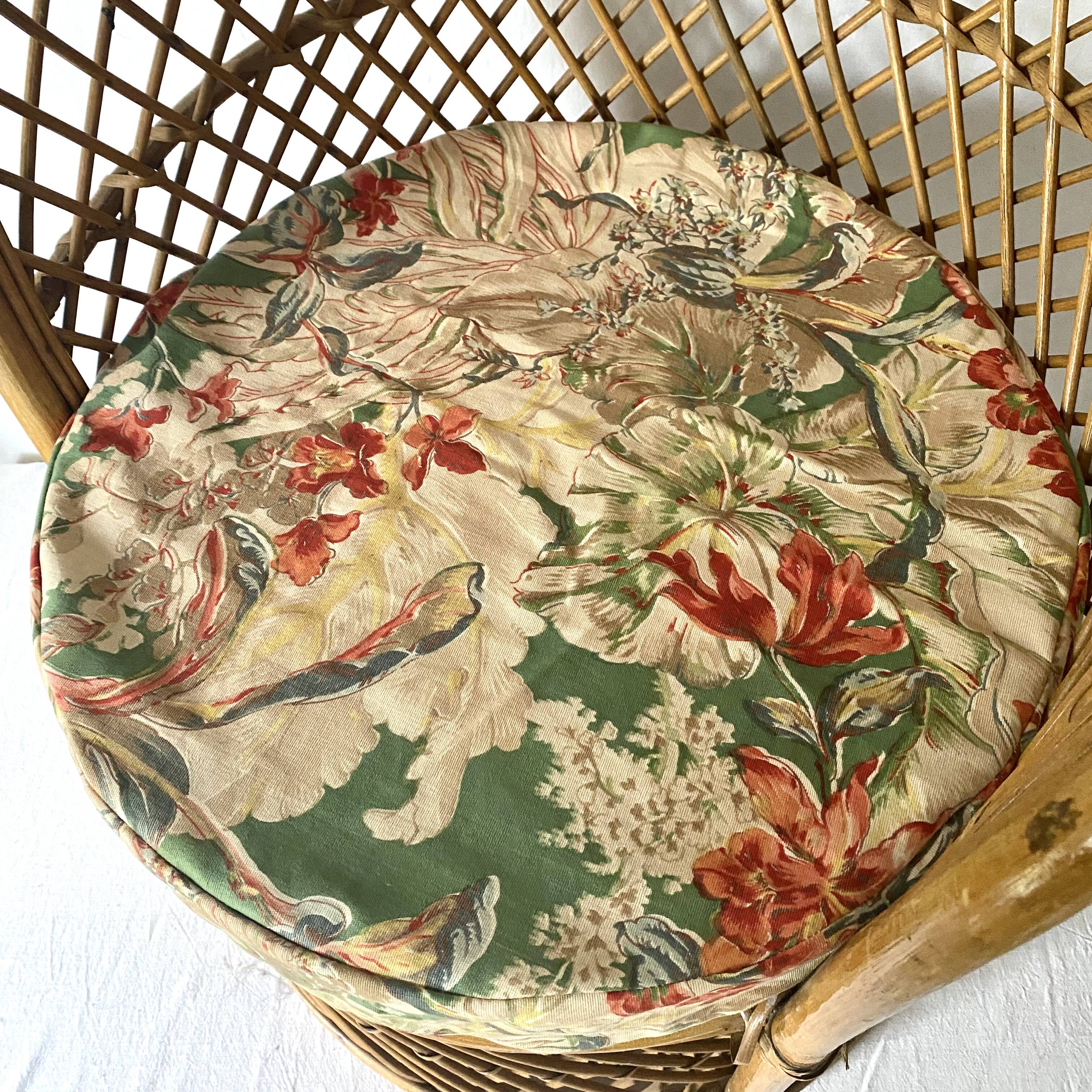 Vintage rattan armchair