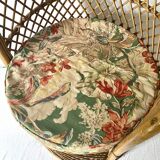 Vintage rattan armchair