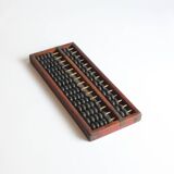 Chinese Suanpan counting frame with beads or Abacus, ca 19th