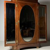 Art Deco wardrobe with mirrors