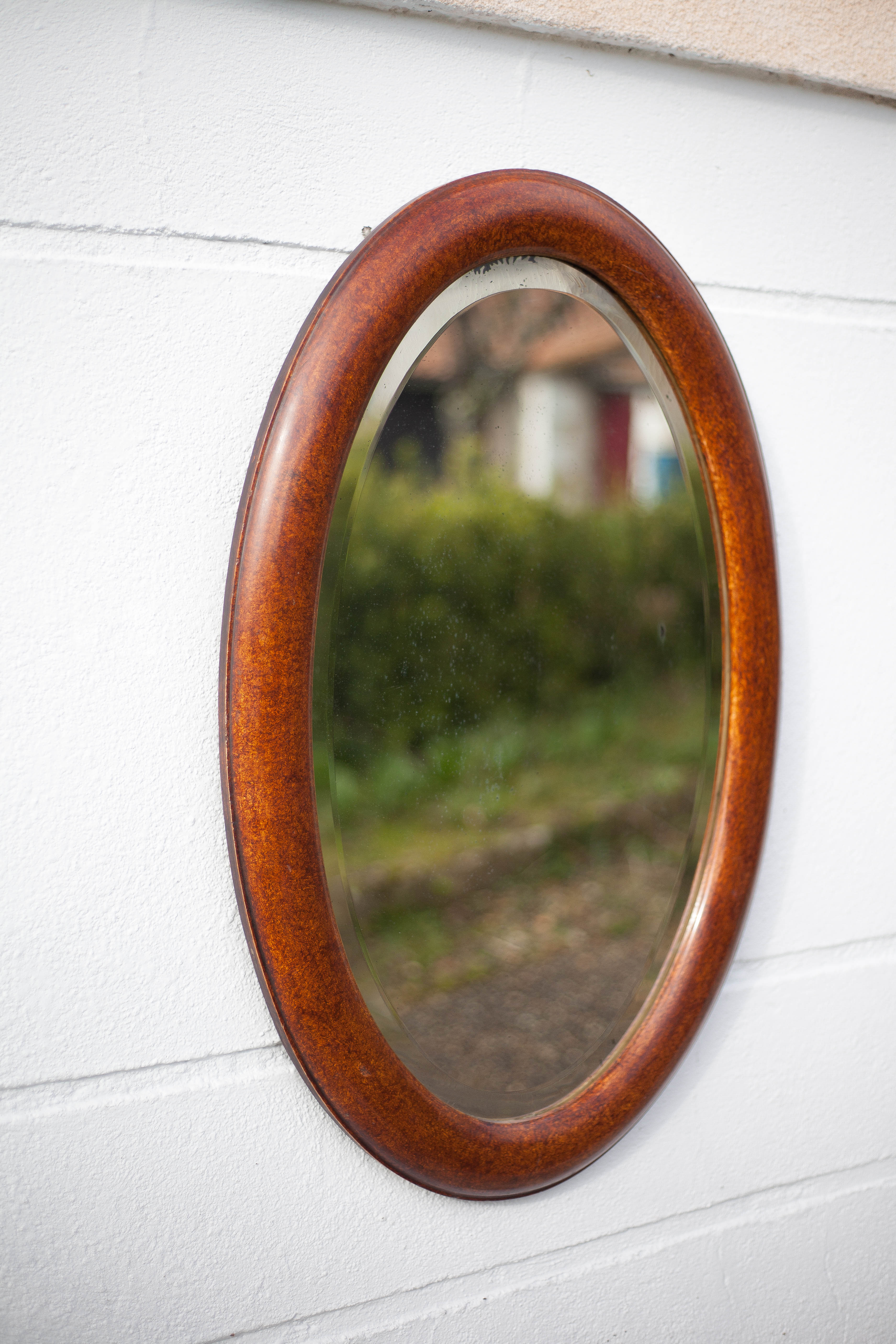 Miroir oval vintage 85x57cm