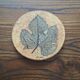 Wall ceramic leaf by Roger Capron, France 1960s-70s
