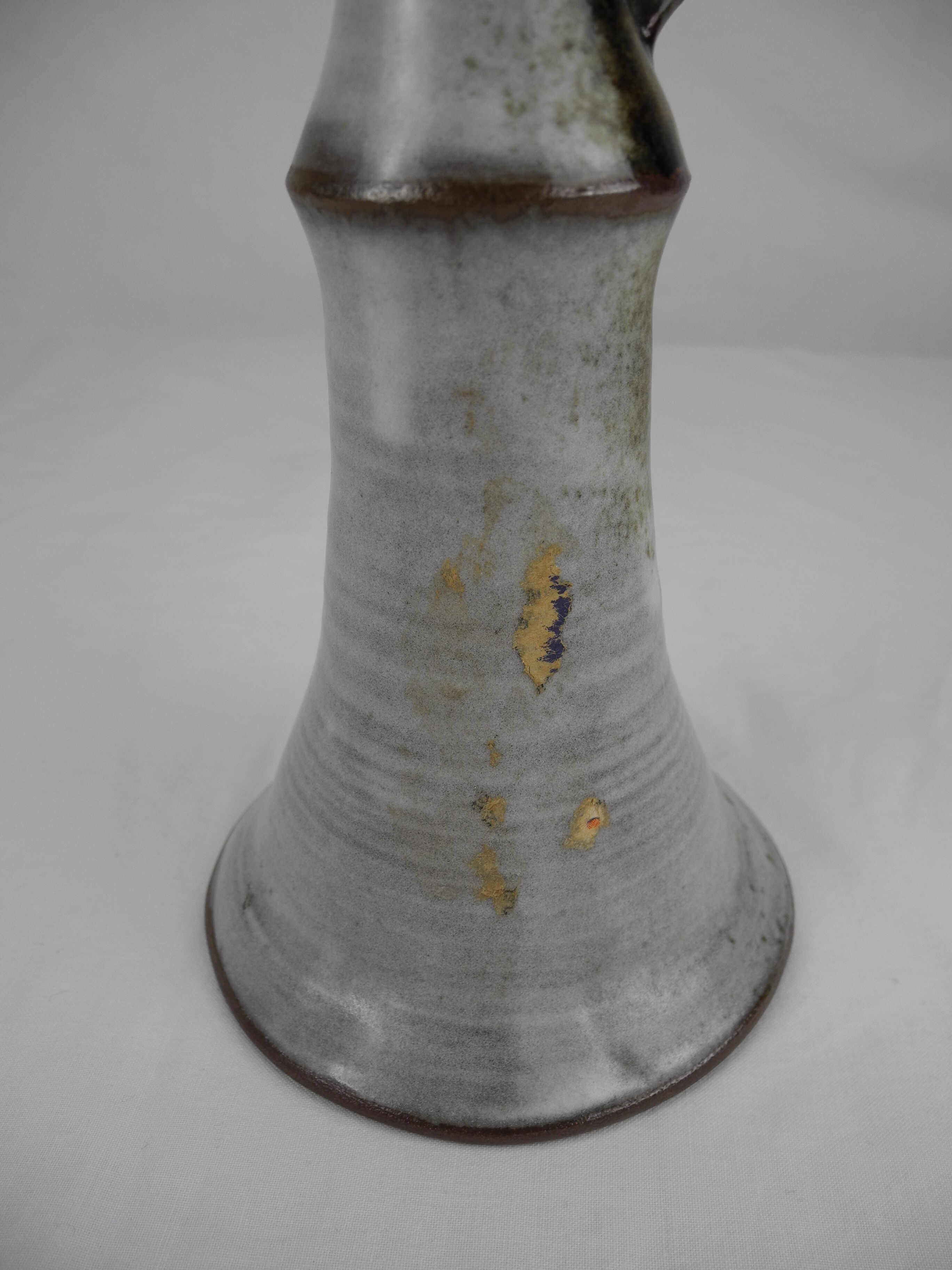 Old candlestick sandstone candlestick kerzenleuchter vintage shabby deco