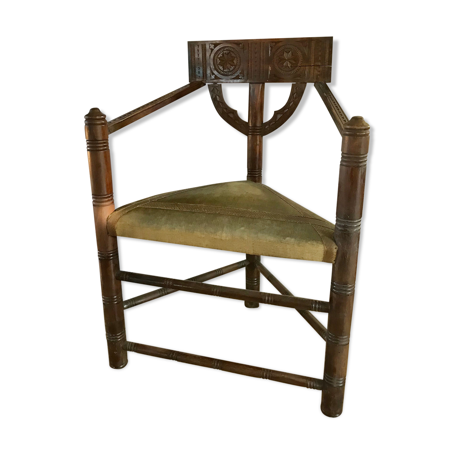 Tripod armchair early 20th Century Breton movement