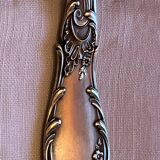Pair of LXV style silver metal cutlery