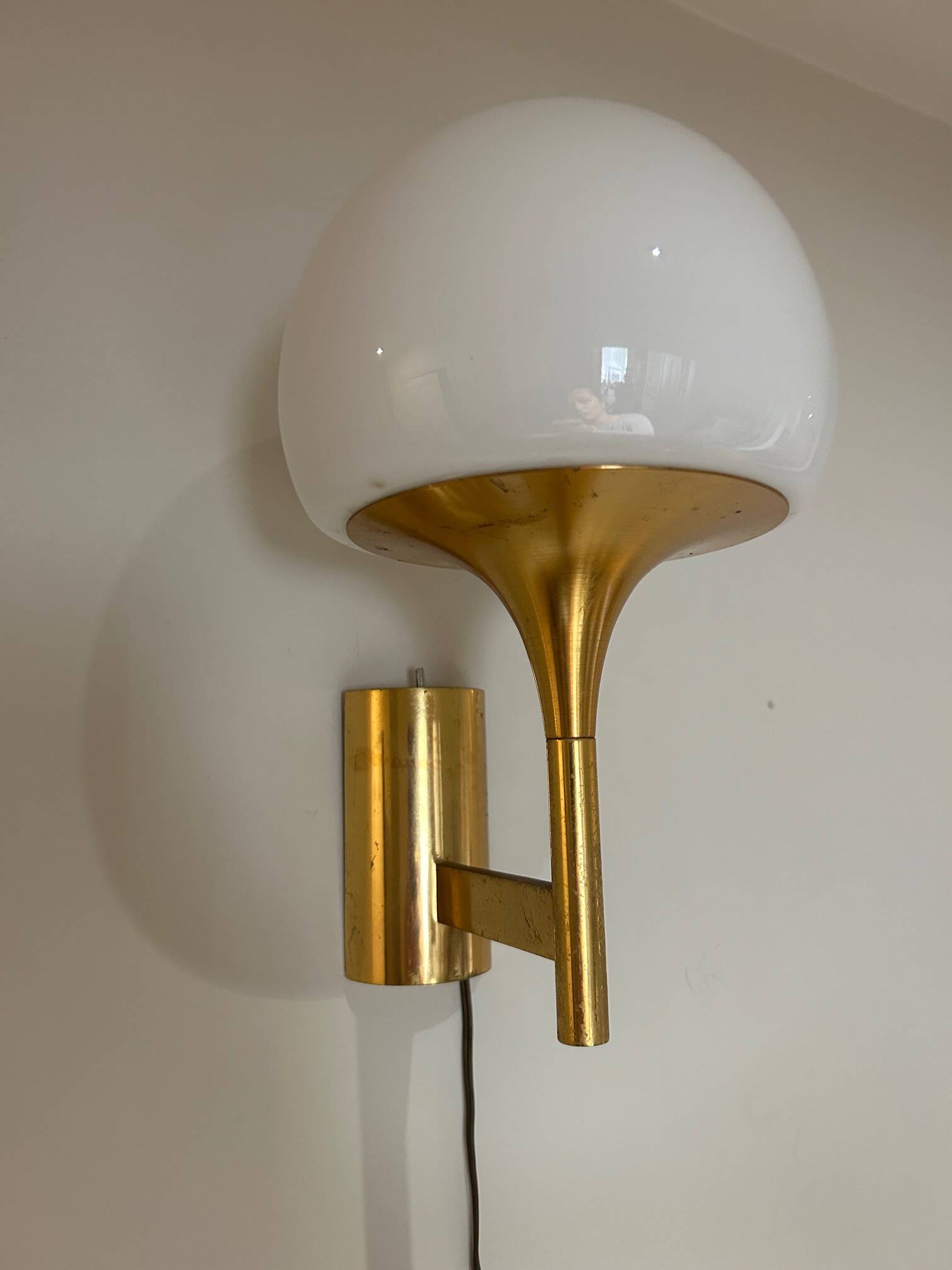 Brass wall lamp Sciolari