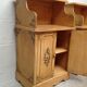 Paire de meubles vintage en bois décor floral