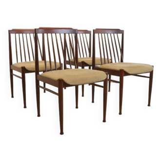 Ensemble de 4 chaises de salle à manger en bois de rose 'Sallenthin'