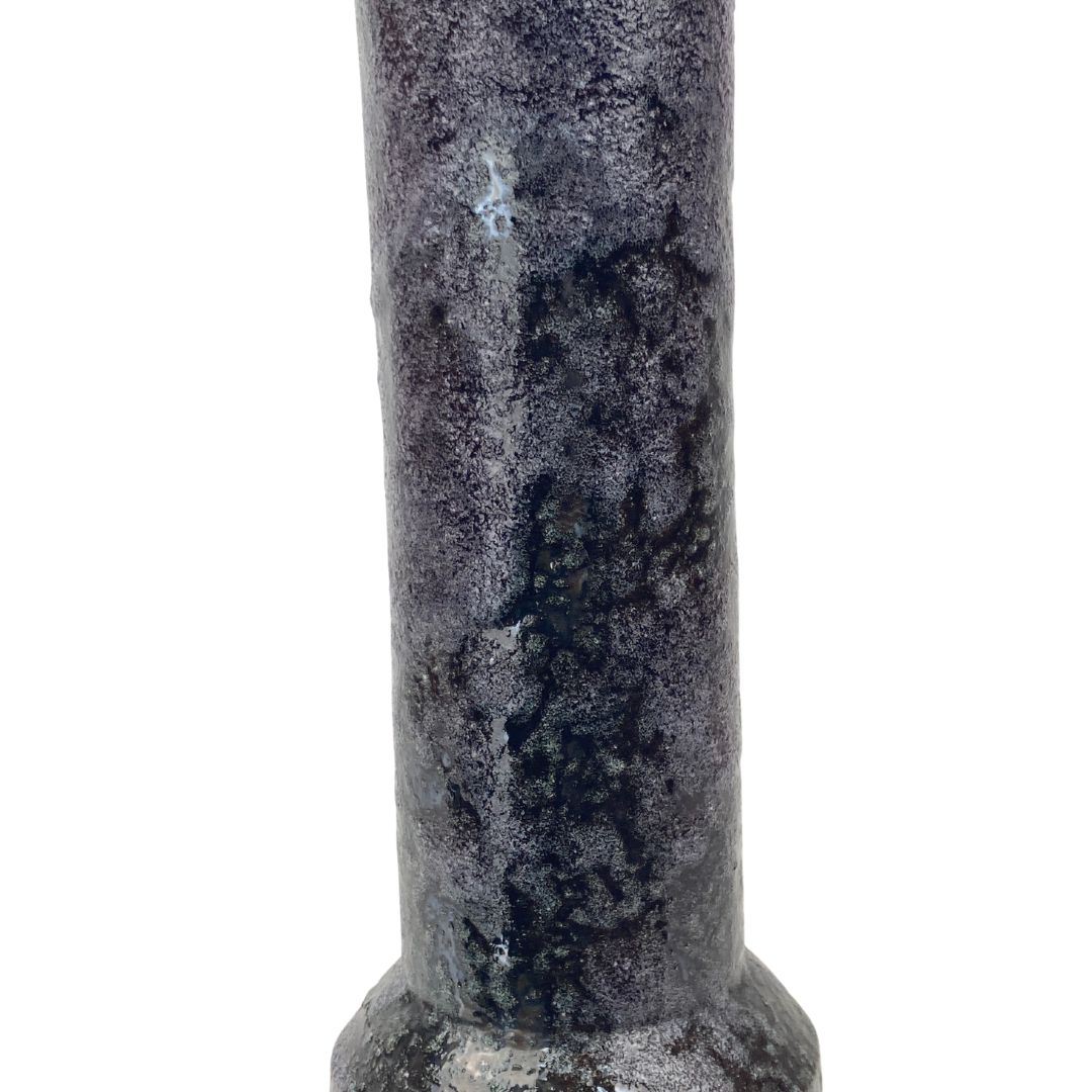 Dutch ceramic fat lave table lamp by Pieter Groeneveld, 1960s