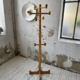 80s pine coat rack