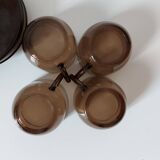 Cups vereco smoked glass