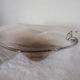 Empty pocket transparent brown crystal style daum