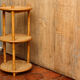 Rattan shelf
