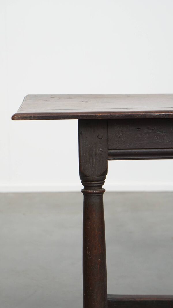 Grande table d'appoint / tabouret anglais antique