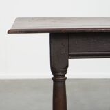 Grande table d'appoint / tabouret anglais antique
