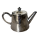 Silver-plated metal teapot vintage potter 240546
