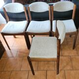 Set of 4 Self chairs 1970