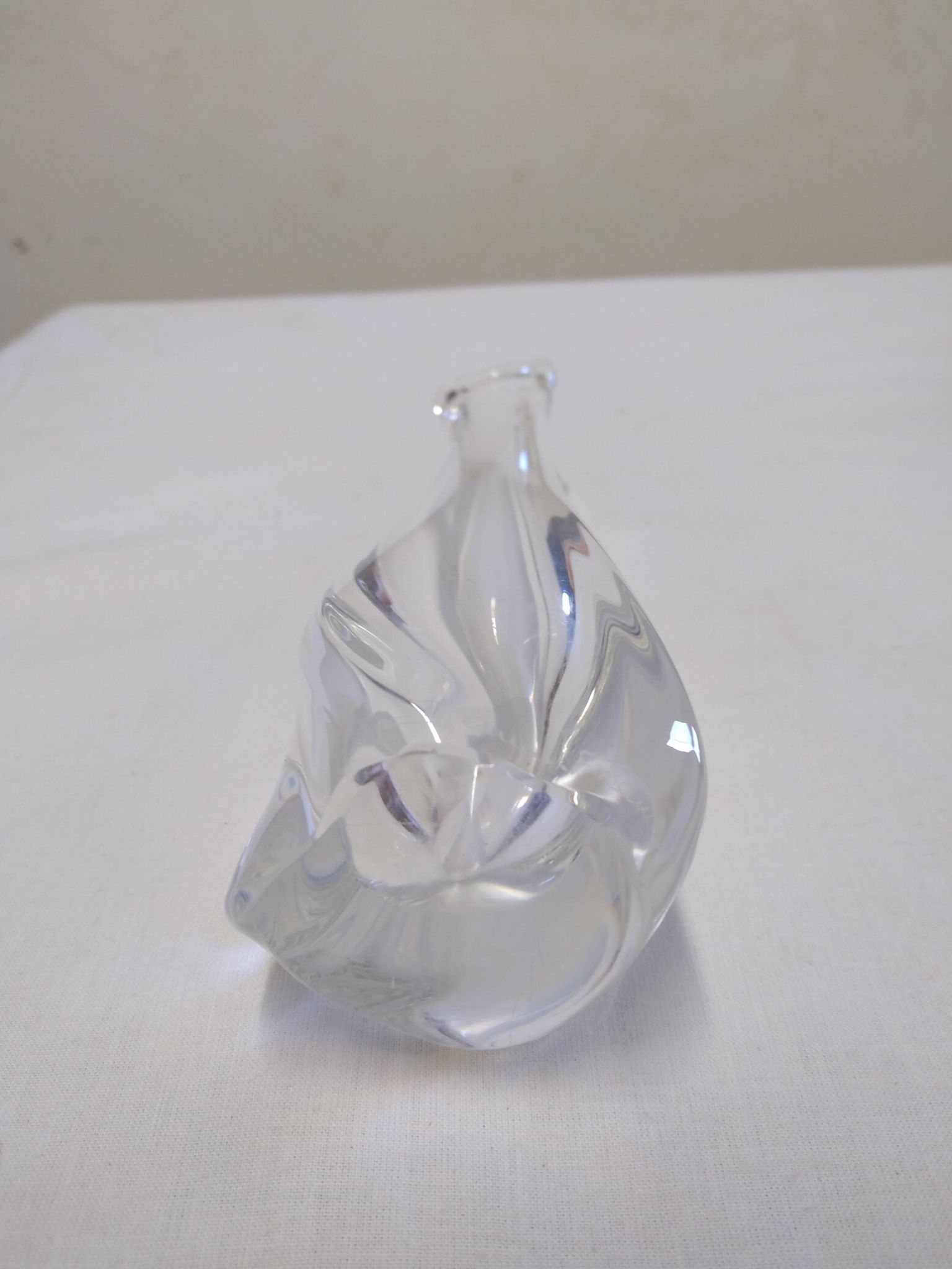 Daum crystal soliflore signed