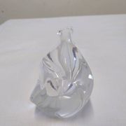 Daum crystal soliflore signed