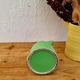 Vintage green earthenware pitcher