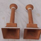 Pair of chaumette candle holders